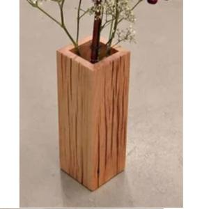 Pot de fleurs en bois de style moderne, finition naturelle, pour la décoration de la maison et du jardin, grands pots d'extérieur en provenance d'Inde - Product Image 3