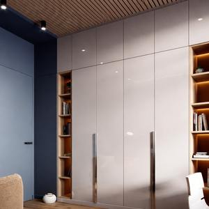 ตู้เสื้อผ้าสั่งทำพิเศษ ดีไซน์ตามสั่ง ผิวไม้ขัดเงา ผู้ผลิตตู้เสื้อผ้าสั่งทำ ตู้เสื้อผ้าทำมือจำนวนมาก - Product Image 4