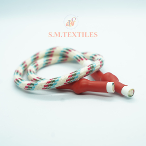 Premium Polyester Round Multi Color Draw Cord with Plastic Caps, <b>Braided</b> Decorative Cord for Bags, Footwear & <b>Accessories</b> - Product Image 2