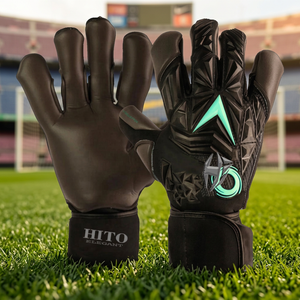 Gants de gardien de but sportifs de qualité supérieure, design personnalisé, respirants, avec poignées en latex antidérapantes et imperméables - Product Image 3