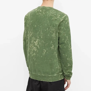 Sudaderas de Felpa Personalizadas para Hombre con Lavado Ácido, Servicio OEM, Sudaderas de Corte Regular con Lavado Ácido en Varios Colores, Sudadera Básica - Product Image 2