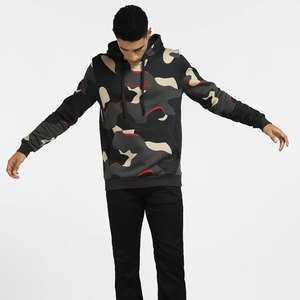 Professional New Design Men's Camouflage Hooded Sweatshirt Regular Fit <b>100</b>% <b>Polyester</b> Breathable Casual Autumn Wear - Product Image 5