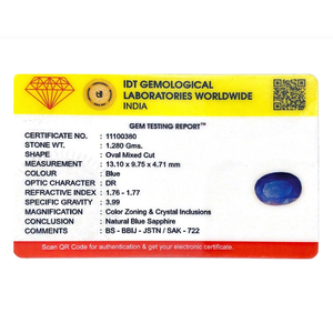 Loose 6.4 Carat Oval Cut Sky Blue Sapphire Gemstone for Fine Jewelry - Product Image 4