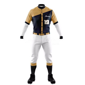 Top Quality Team Wear Oversized Baseball Uniform Durable Material Latest Design Low Price Baseball Uniform - Product Image 1