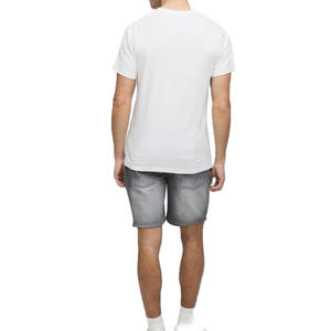 Camisetas de Algodón Lisas de Cuello Redondo y Manga Corta para Hombre, Corte Regular, Camiseta Básica para Suministro al por Mayor del Fabricante - Product Image 2