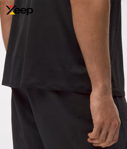 เสื้อกล้ามออกกำลังกายผู้ชาย XEEP รุ่น XC-GTT-39 ระบายอากาศได้ดี แห้งเร็ว พิมพ์ลายแบบ Heat-Transfer ผ้าถัก 100% คอตตอน คอกลม สีพื้น - Product Image 4