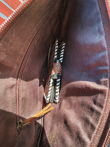 Bolso de Hombro de Cuero Repujado Estilo Western con Flecos – Bolso Vintage con Diseño Floral y Borlas para Mujer - Product Image 4