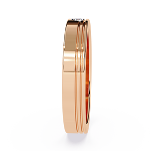แหวนเพชรทรงกลมคลาสสิกสำหรับผู้หญิง ทองคำแท้ 14k ลายดอกไม้ เหมาะสำหรับเป็นของขวัญ งานหมั้น วันครบรอบแต่งงาน - Product Image 2