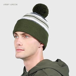 Vintage Ribbed Knit Dobby Beanie-Unisex Winter <b>Warm</b> <b>Hat</b> with 3D Embroidery Soft Stretch Acrylic Minimalist Streetwear Essential - Product Image 5