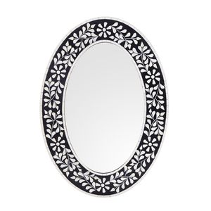 Espejo de Pared de Lujo Hecho a Mano con Incrustaciones de Hueso Natural, Elegante Adorno de Diseño Interior para Decoración de Hogares de Lujo - Product Image 3