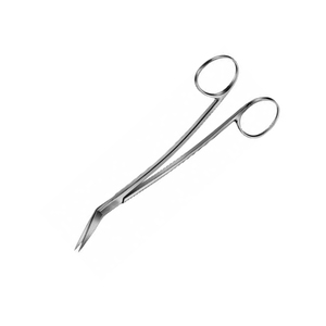 Tijeras Microquirúrgicas Curvas de 160 mm, Acero Inoxidable, Afiladas, Instrumento de Corte Quirúrgico Médico y de Ortodoncia - Product Image 3