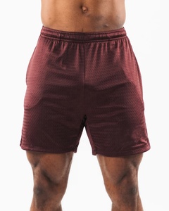 High Street Men's Custom Grappling Shorts Sports Wear Mid-<b>Thigh</b> Line Art 3D Mockup Solid Pattern Eco-Friendly Design 100% Cotton - Product Image 1