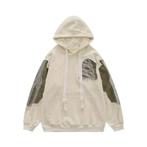 Sudadera con Capucha Unisex 100% Algodón Puro, Nuevo Diseño con Logotipo de Esqueleto en 3D, Ropa Deportiva de Alta Calidad, Sudadera con Capucha con Logotipo Personalizado - Product Image 1