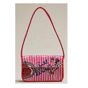 Nuevo Bolso de Hombro con Cuentas de Vidrio, Correa de Hombro con Cierre Magnético, Adorno de Cuentas, para Verano, Oficina, Viajes, Regalo - Product Image 5