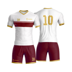 Uniforme de football respirant, léger, écologique, 100% polyester, à séchage rapide, antibactérien, pour hommes, de haute qualité - Product Image 1
