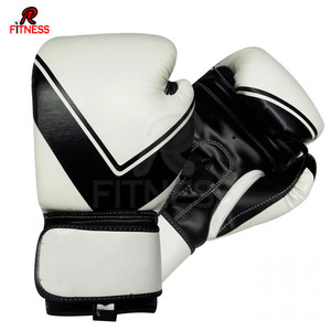 Durable Gym Boxing Gloves with Thick Foam Padding Leather Construction and Secure Adjustable Hook Loop Wrist <b>Strap</b> - Product Image 4