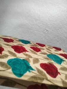 Hard Cover Silk Fabric Covered Loose-Leaf 120 Sheets Handmade Floral Print Journal <b>Notebook</b> <b>Diary</b> Sketchbook Gift Stationery - Product Image 4