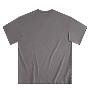 เสื้อยืดเปล่าผ้าฝ้ายแท้ 100% คุณภาพพรีเมียม ทรงโอเวอร์ไซส์ สำหรับแบรนด์แฟชั่น รับผลิตแบบ OEM ODM ขายส่งจากโรงงาน - Product Image 2