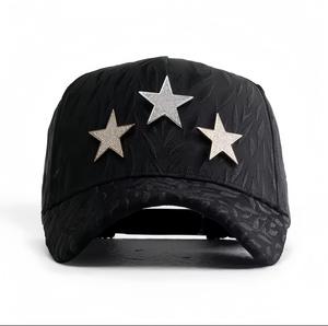 2510 Custom Wholesale Logo New Plain Sporty Letter Common Sports OEM Suede Snapback Baseball Embroidery 5-Panel Fitted Unisex - Product Image 5