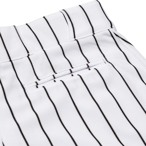 Wholesale Breathable Quick Dry Anti-Bacterial Anti-UV 100% Polyester <b>Mesh</b> <b>Plus</b> <b>Size</b> Baseball Pants White Color Black Lined Men's - Product Image 6