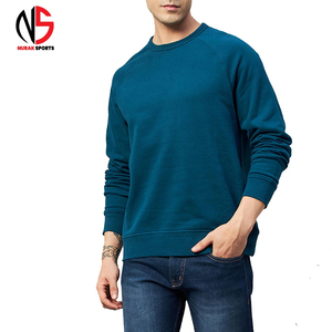 เสื้อสเวตเชิ้ตผู้ชายขายดี ผ้าฝ้ายเนื้อนุ่ม สีเขียวน้ำทะเล สไตล์สตรีทแวร์ คลาสสิค ระบายอากาศได้ดี เหมาะสำหรับออกกำลังกาย - Product Image 6