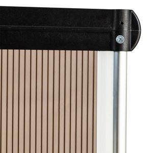 Tende da Sole Marroni per Porte e Finestre 200x96cm con Supporto Nero per Uso Domestico - Product Image 4