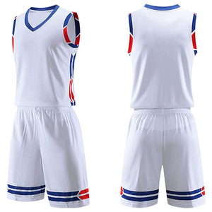 Conjunto de Camiseta de Baloncesto Azul sin Mangas con Cuello en V, Poliéster que Absorbe la Humedad, Unisex para Adultos, Ropa Deportiva para Todas las Temporadas - Product Image 3
