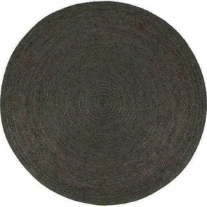 Eye Level Round Jute Area Rug Solid Color Bohemian Style Flat Pile Non Slip Living Room Decor Spot Clean - Product Image 2