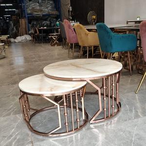 <b>Silver</b> metal legs style living room furniture round modern Decorative Home Decor Modern Metal Side <b>Table</b> - Product Image 1