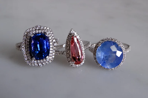 Anillo de Moda Unisex de Plata 925 con Baño de Rodio en Color Blanco y Verde Arcoíris, con Diamante Moissanita, Estilo Hip Hop, para Boda o Compromiso, Ovalado - Product Image 6