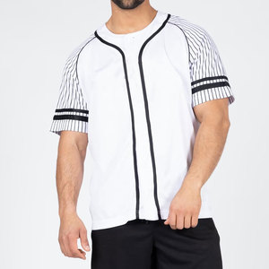 Maillot de baseball tendance pour homme, en tissu tissé uni, idéal pour la cage de frappe, les tenues décontractées et les meilleurs uniformes de baseball - Product Image 3
