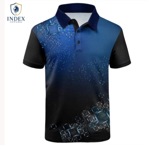 Camiseta Polo de Manga Corta con Estampado Geométrico para Hombre, de Secado Rápido, Informal, Marca Index Apparel - Product Image 1
