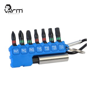 Porte-clés MRM 8 embouts PH1-T30, finition phosphate de manganèse noir, personnalisable ODM, Taiwan, facile à transporter, bois, 13 cm - Product Image 4