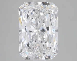 Diamant de laboratoire de 1,00 carat, taille radiant, couleur D, clarté SI2, diamant HPHT, prix de gros, fabrication de bijoux DIY, diamant de laboratoire - Product Image 2