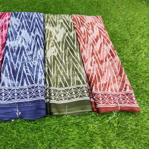 Sari de georgette elegante con blusa, sari de moda étnica, sari de tela suave, proveedor de calidad de exportación. - Product Image 1