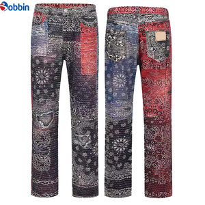 Pantalones Vaqueros Personalizados para Hombre, Diseño Personalizado con Impresión Digital, Corte Recto de Cintura Media, Estilo Hip Hop - Product Image 5