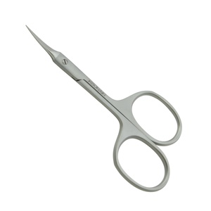 Ciseaux à ongles à cuticules en acier inoxydable de 9cm pour femmes lame incurvée équipement de beauté de maquillage tranchant pour l'épilation faciale d'art d'ongle - Product Image 5
