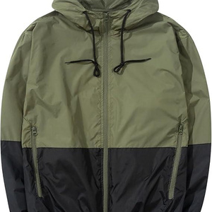 OEM Casual Hooded Windbreaker Coat for <b>Men</b> Eco Friendly Fabric Design <b>Men</b>’s <b>Lightweight</b> Hooded Streetwear <b>Jacket</b> Windproof - Product Image 1