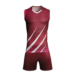 Custom Design Your Own Unique Sportswear Sleeveless Sublimation 100% Polyester Breathable Unisex Volleyball Uniform Custom Color - Product Image 2