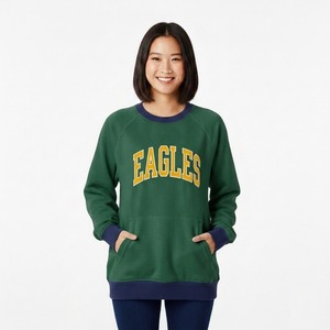 Sweat-shirt oversize tendance pour femme avec col montant, pull décontracté et confortable à col cheminée, chaud pour le quotidien - Product Image 2