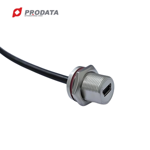 Harnais de câblage USB miniature en métal étanche avec isolation PTFE/PVC/PBT, indice de protection IP67, pour le positionnement GPS et les machines - Product Image 4