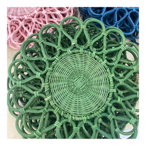 Handmade Rattan Plate for Serving Tray and Decorative Display with <b>Stable</b> Supply and Bulk Pricing - Product Image 3