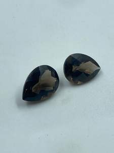 Cuarzo Ahumado Natural en Forma de Pera de 9.09 Quilates, 10x14MM, Color Marrón Ahumado de Alta Calidad para Joyería - Product Image 5