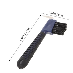 Pince à sabots de luxe en acier inoxydable avec poignée en caoutchouc et brosse à poils en nylon – Outil essentiel pour le toilettage des chevaux - Product Image 2