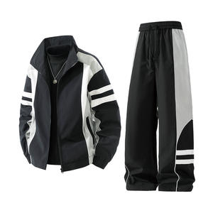 Conjunto Deportivo de Dos Piezas para Hombre, Transpirable, de Felpa Técnica, para Gimnasio, Invierno - Product Image 3