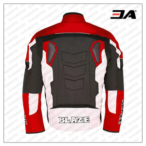 Chaqueta de Motociclismo de Cuero Vacuno Genuino para Hombre, Equipo de Protección Nivel 2 CE con Protección para la Espalda - Product Image 2