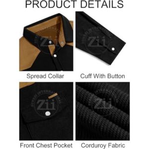 Camiseta de manga larga para hombre, resistente al fuego, con diseño ventilado y transpirable para verano, 6oz CAT2, de algodón, para uso industrial, transpirable, al por mayor. - Product Image 5