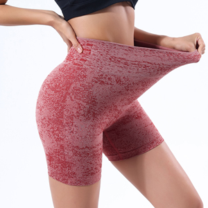 Shorts de Yoga de Cintura Alta para Mujer, Ajuste Delgado, Ropa Deportiva, Elásticos en Cuatro Direcciones, Spandex/Nailon, Secado Rápido y Transpirables, Alta Calidad - Product Image 5