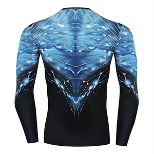 High Quality Rash Guard Gym Fitness <b>Compression</b> <b>Shirt</b> Custom Logo Sportswear Manufacturer Wholesale - Product Image 6