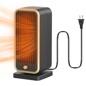 Stufa Elettrica Portatile da 500W con Tecnologia Ceramica PTC, Riscaldatore per Ambienti con Protezione da Surriscaldamento e Ribaltamento - Product Image 1